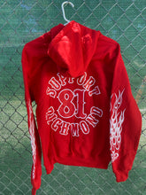 Load image into Gallery viewer, Red pullover hoodie no zip
