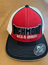 Load image into Gallery viewer, Red and White trucker hat
