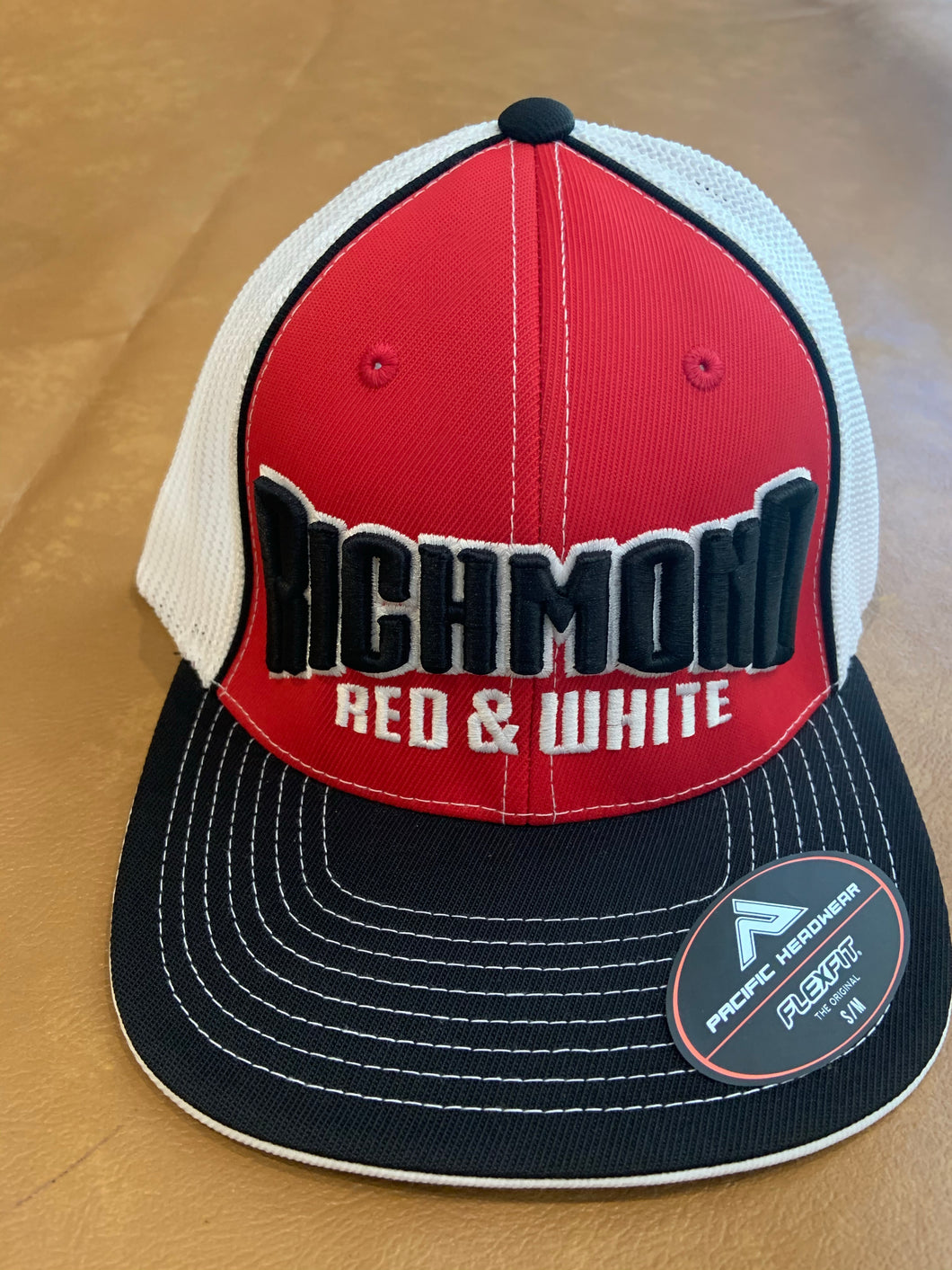 Red and White trucker hat