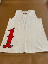 Load image into Gallery viewer, White Tank Top Richmond on collar
