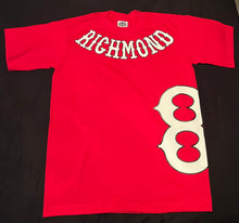 Load image into Gallery viewer, Red Shirt with Richmond on collar and Big 81 on side
