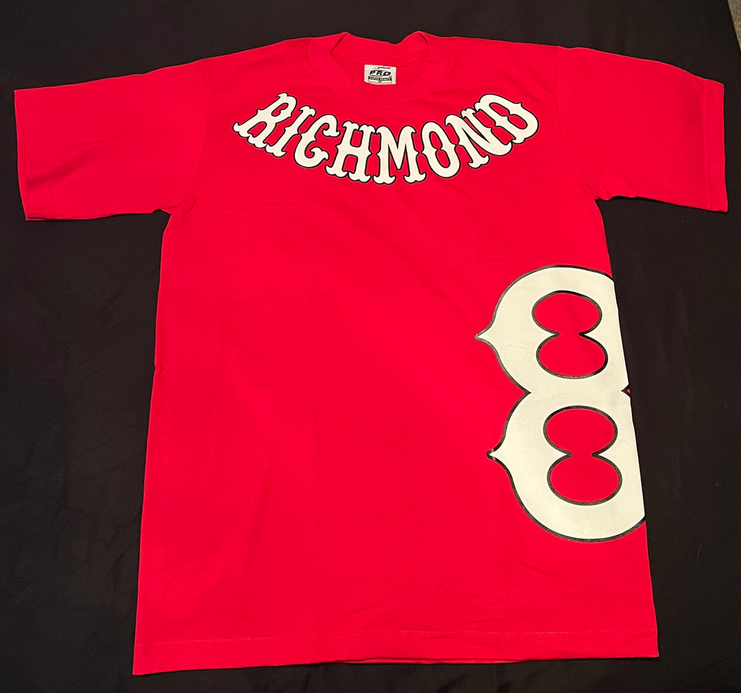 Red Shirt with Richmond on collar and Big 81 on side