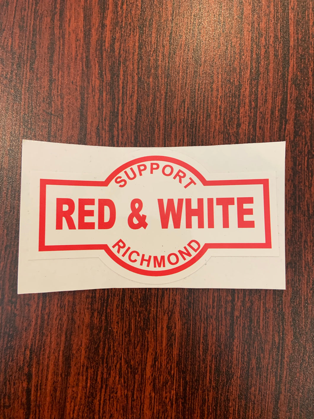 Support red and white richmond