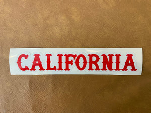 CALIFORNIA sticker
